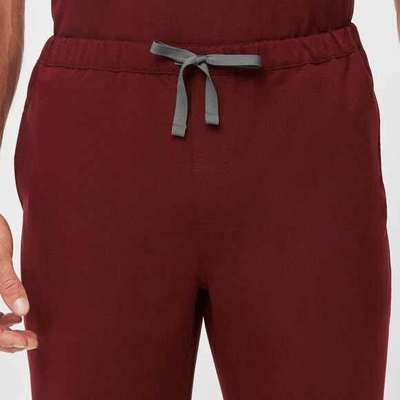 FIGS Pisco Basic Scrub Pants Burgundy Maroon Men’s XXL 2XL Elastic Drawstring - Picture 11 of 12